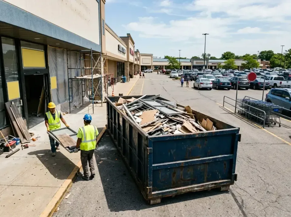 retail-store-renovation-debris-003 — frequently asked questions, Roll-off Dumpster Rentals in Hot Springs, AR